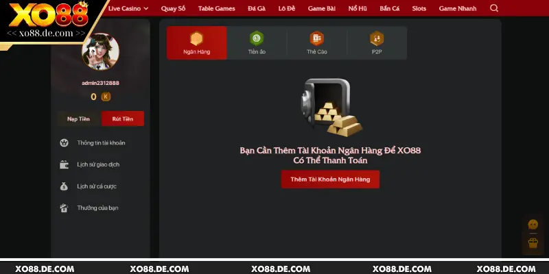 Các sự cố thường xảy ra khi thực hiện rút tiền tại XO88