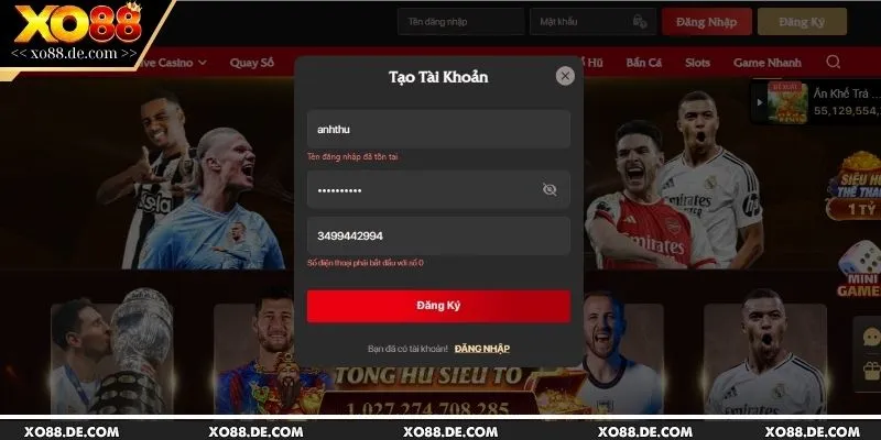 Hướng dẫn cách khắc phục, tránh gián đoạn khi tạo tài khoản